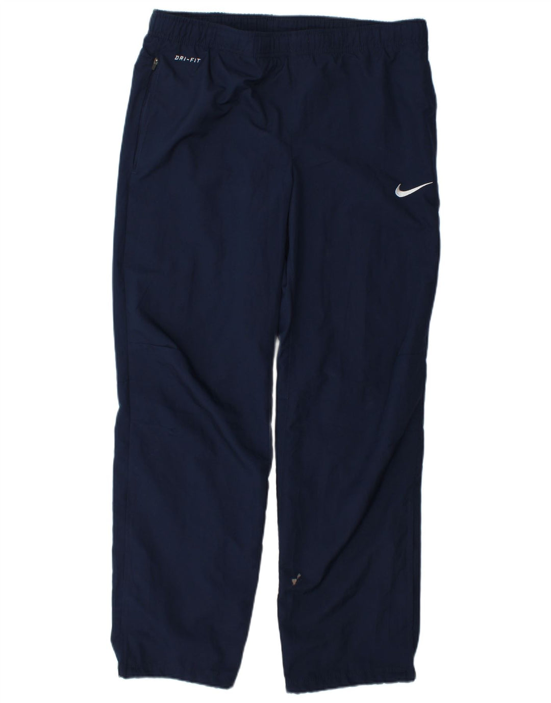 Nike Mens Dri Fit Tracksuit Trousers Small  Navy Blue Polyester