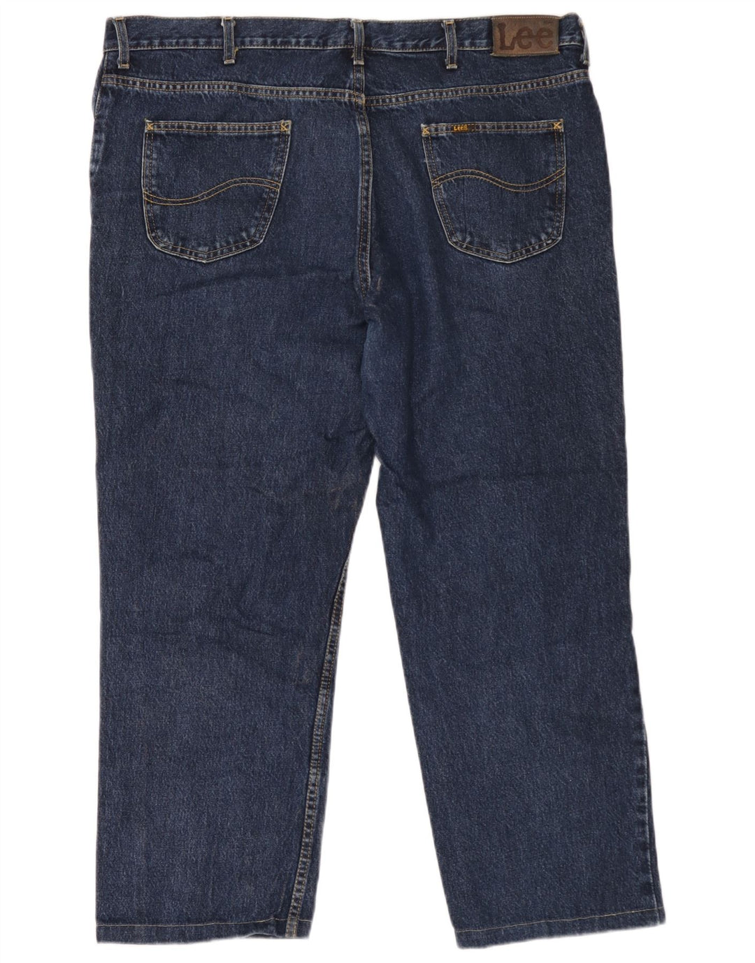 Lee Mens Straight Jeans W44 L27 Navy Blue Cotton