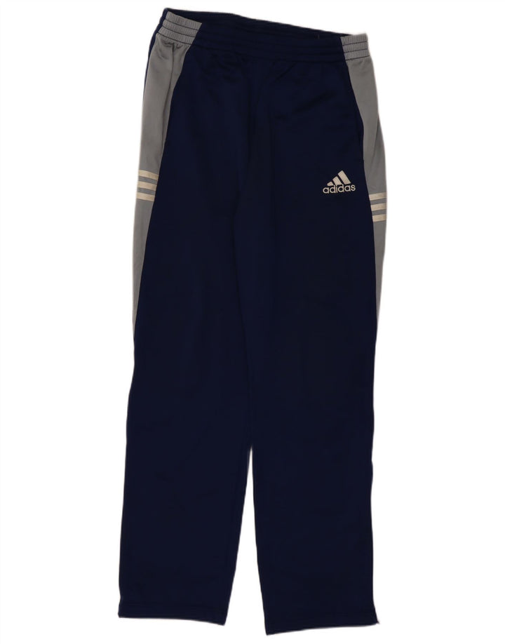 ADIDAS Mens Tracksuit Trousers UK 40/42 Medium  Navy Blue Colourblock