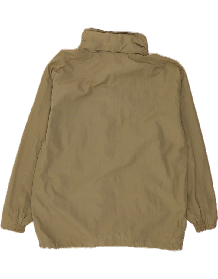 DIADORA Mens Loose Fit Rain Jacket IT 46 Small Beige Polyamide Vintage Diadora and Second-Hand Diadora from Messina Hembry 