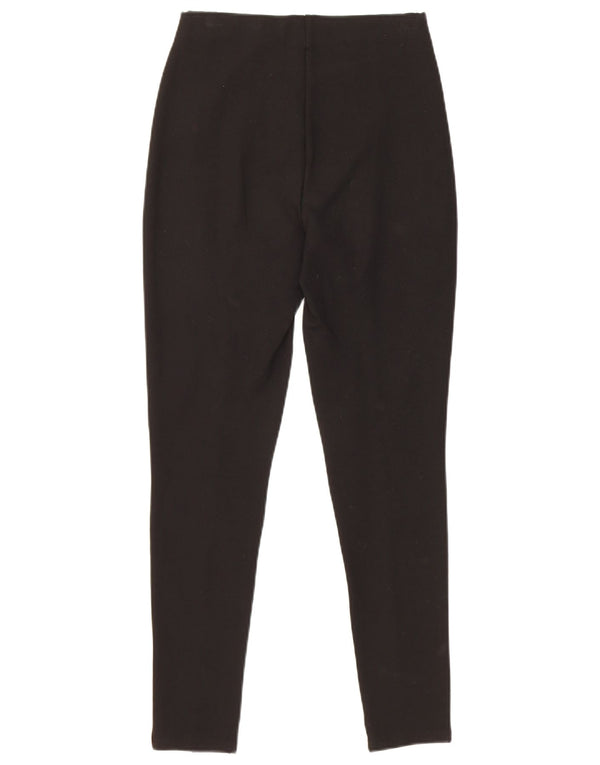 Zara Womens Skinny Casual Trousers Small W26 L25 Black