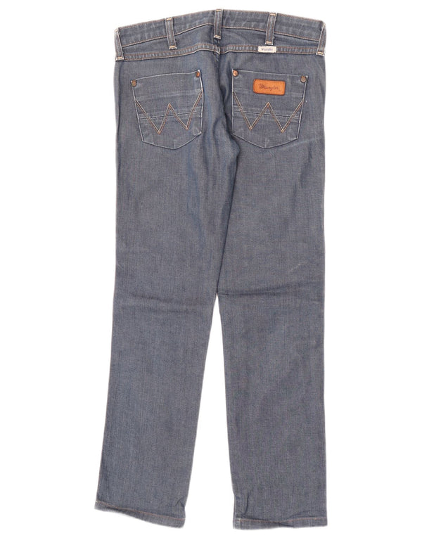 Wrangler Womens Lia Straight Jeans W27 L28 Blue Cotton