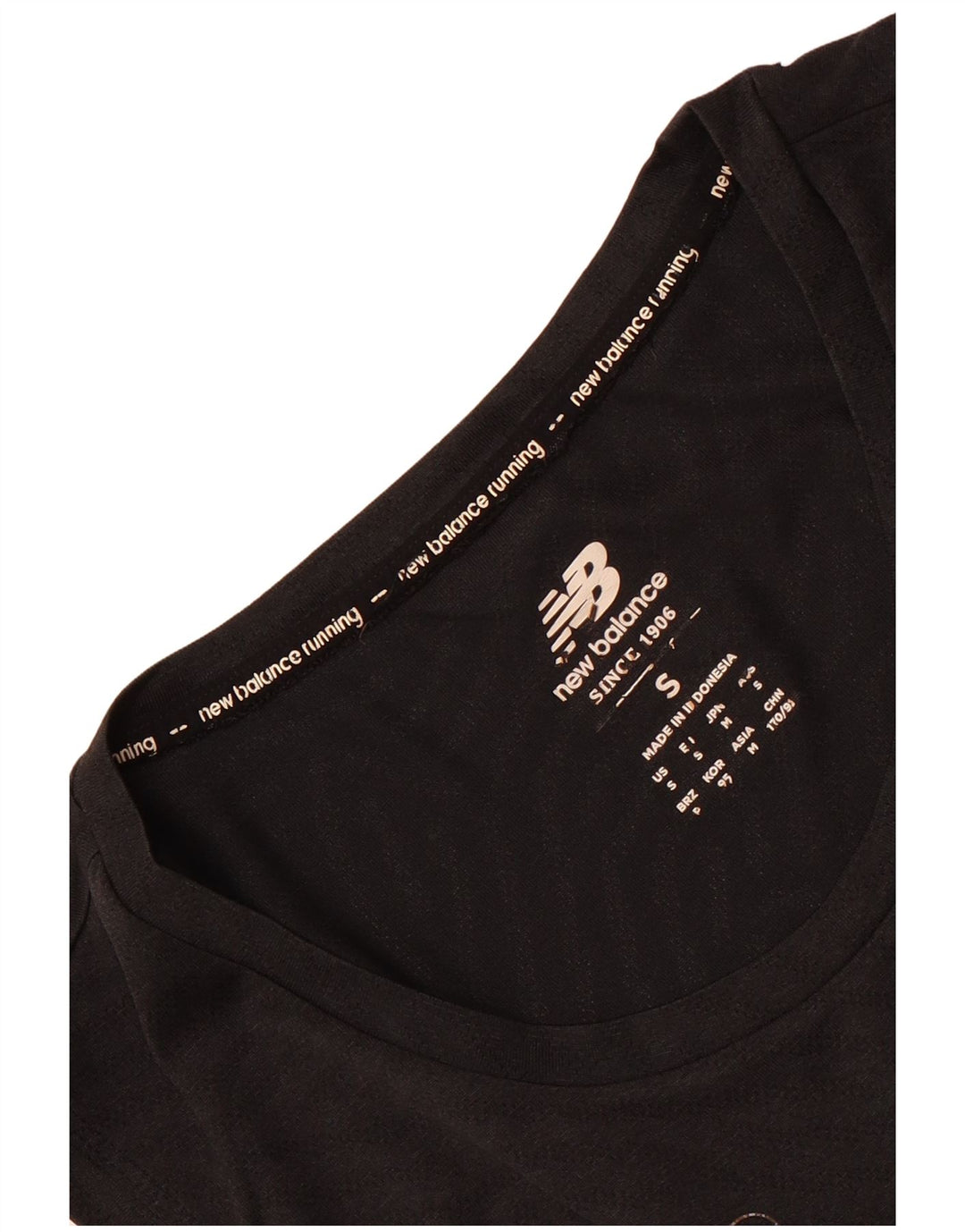 New Balance Mens Graphic Vest Top Small Black