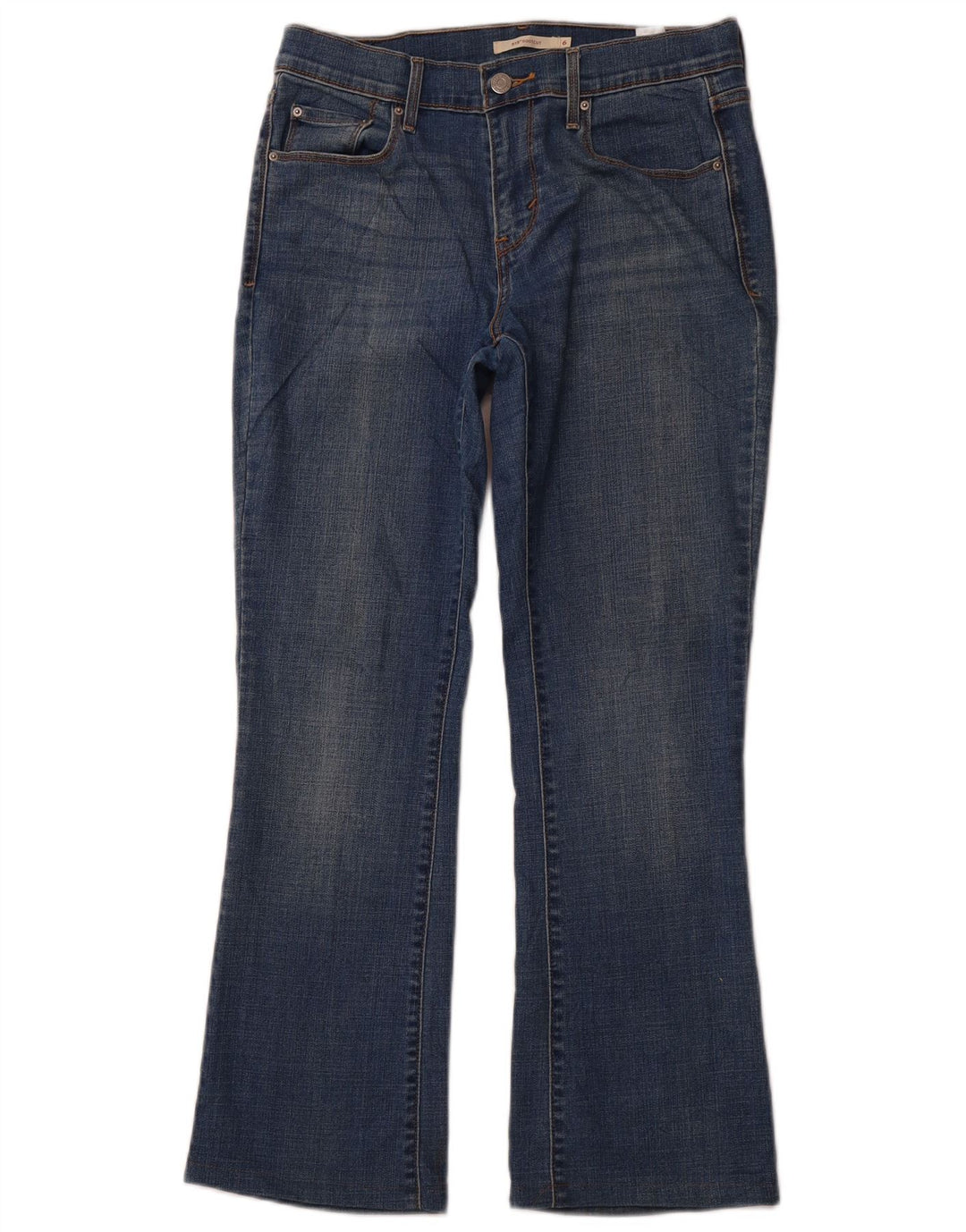 LEVI'S Womens 515 Bootcut Jeans US 6 Medium W32 L28 Blue Cotton