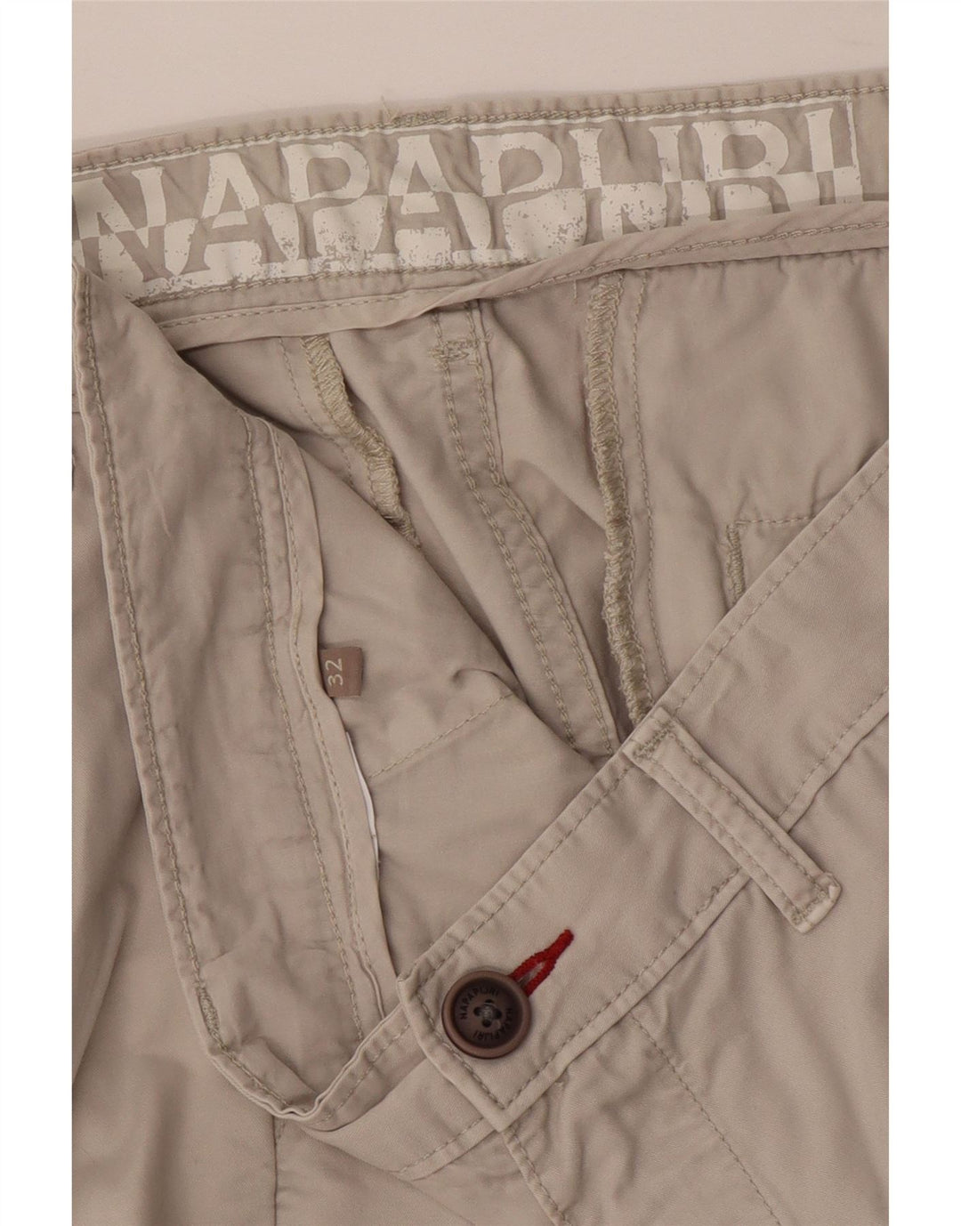 NAPAPIJRI Mens Chino Shorts W32 Medium Beige