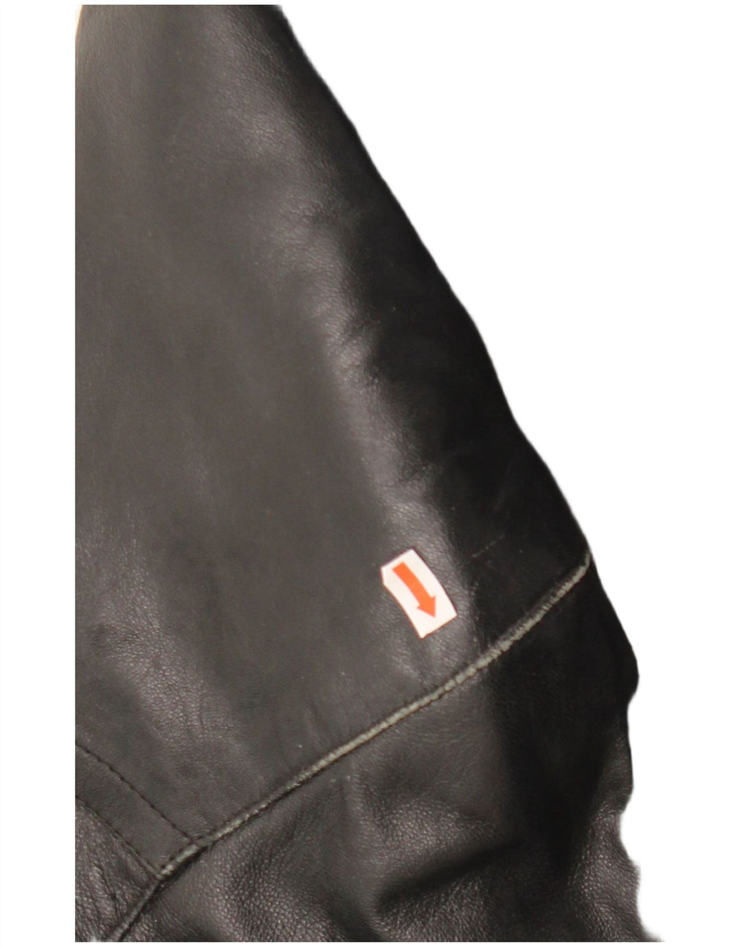 LAVORAZIONE ARTIGIANA Womens Coat UK 12 Medium Black Leather