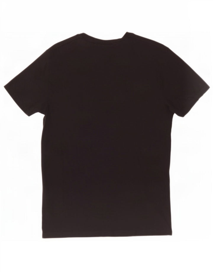 Champion Mens T-Shirt Top Small Black Cotton