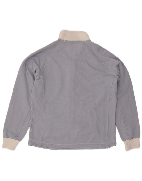 CHAMPION Womens Easy Fit Tracksuit Top Jacket UK 16 Large Blue Colourblock