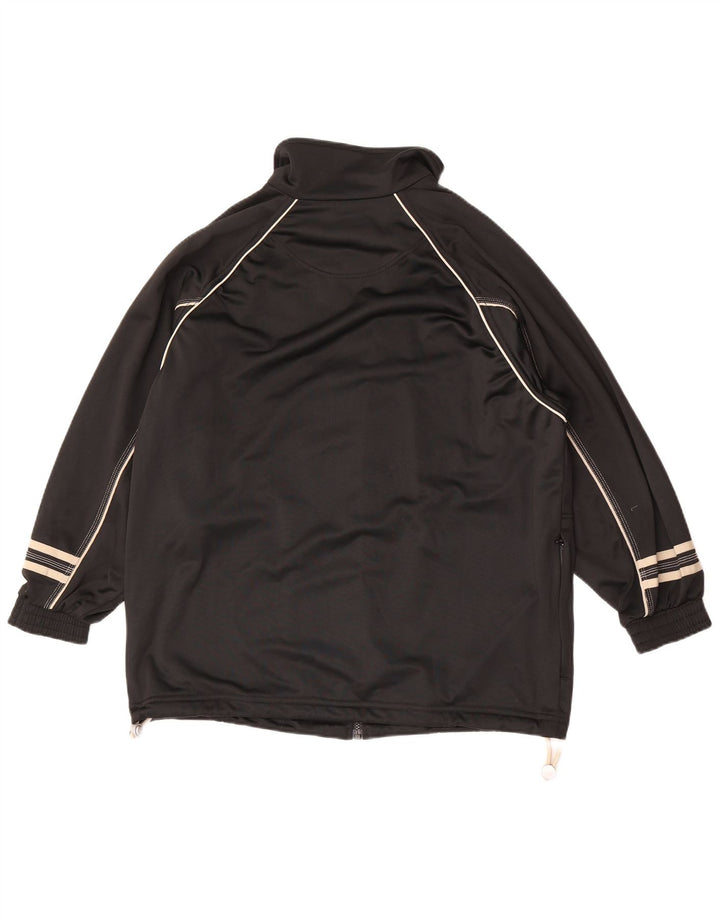 Lotto Mens Tracksuit Top Jacket Large Black Polyester