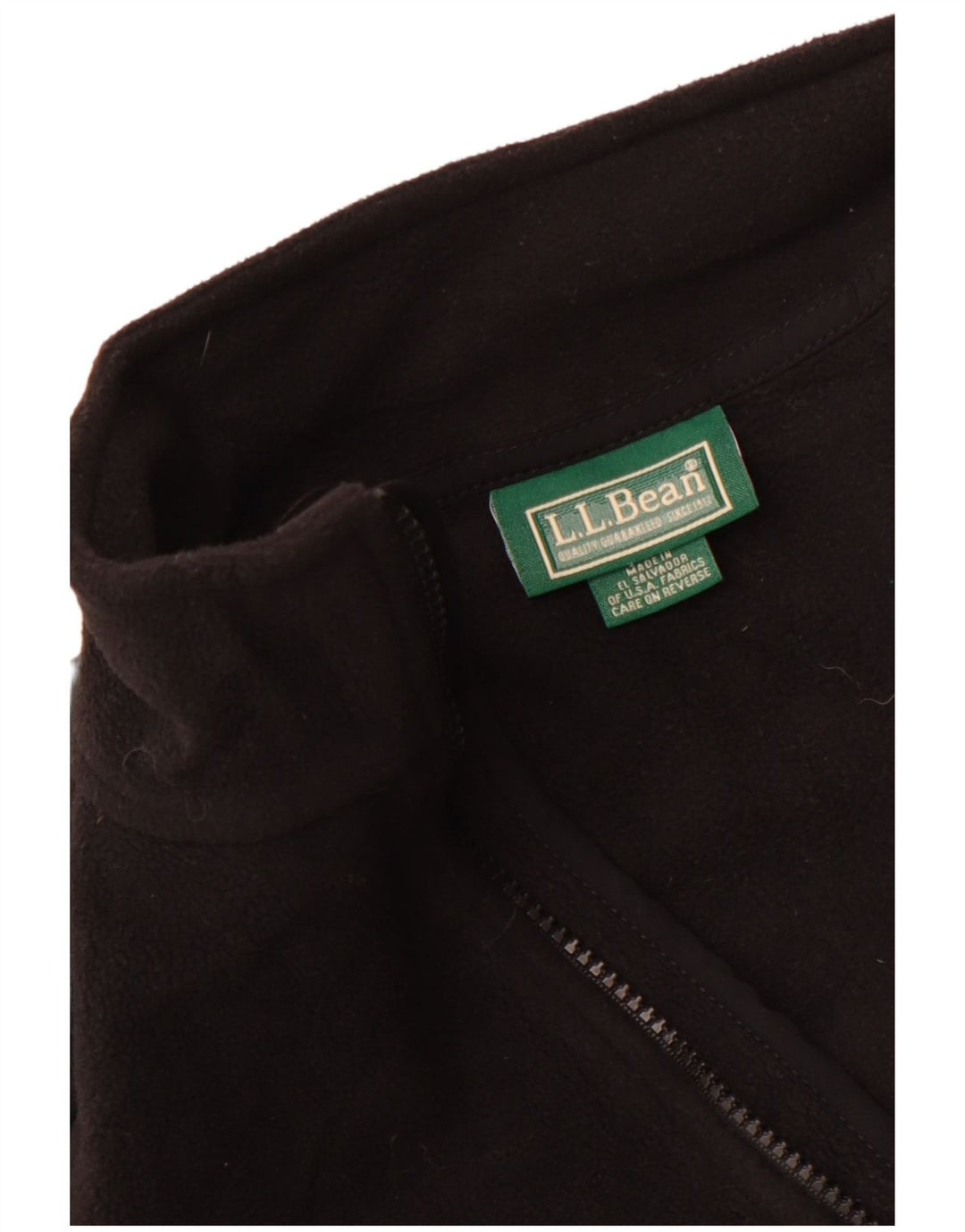 L.L.Bean Mens Fleece Gilet UK 36 Small Black Polyester