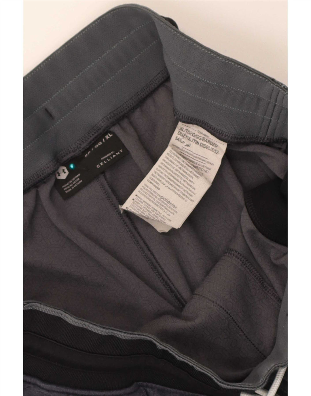 Under Armour Mens Graphic Sport Shorts XL Grey Colourblock Polyester