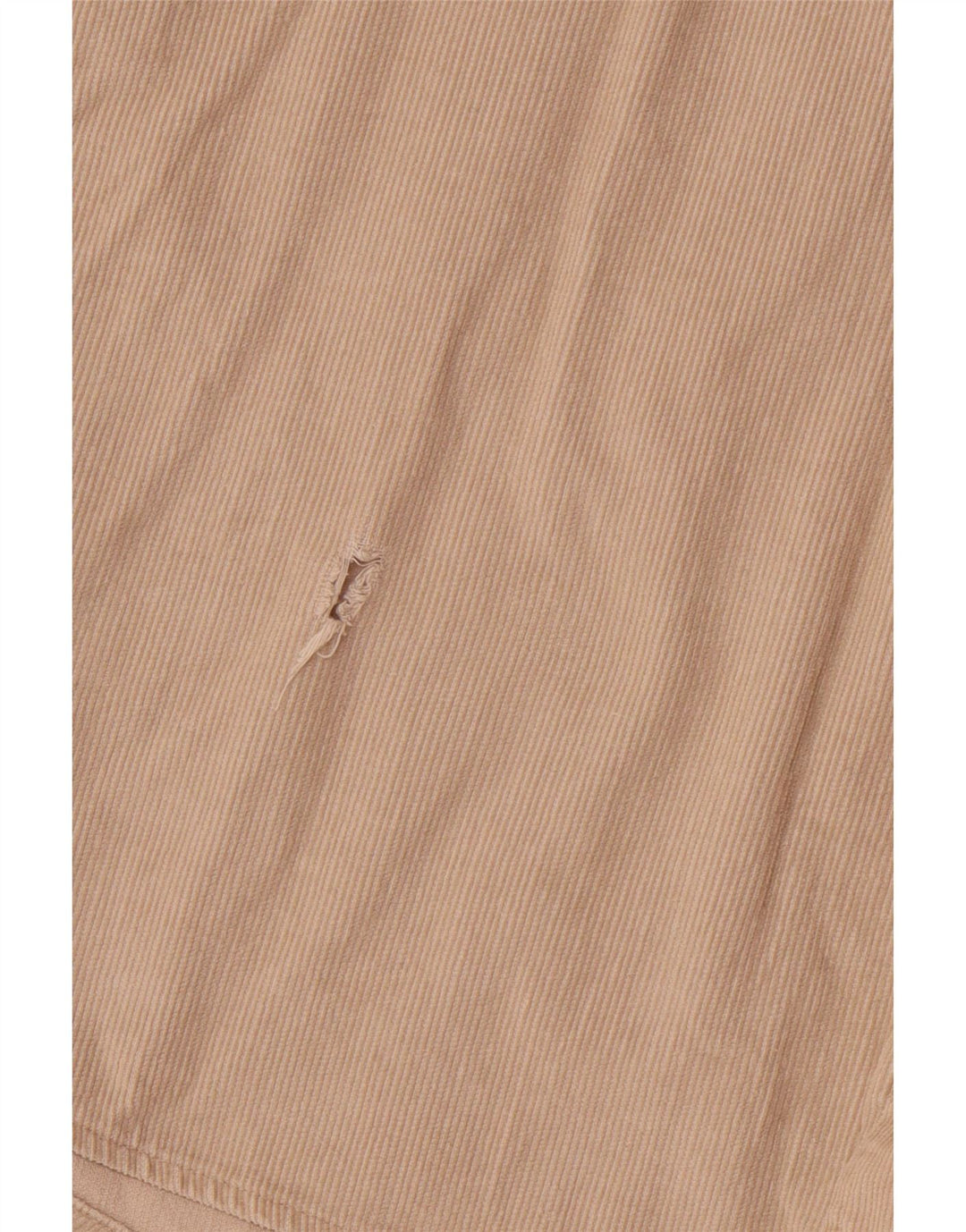 COTTON CLUB Mens Corduroy Shirt Large Beige Cotton