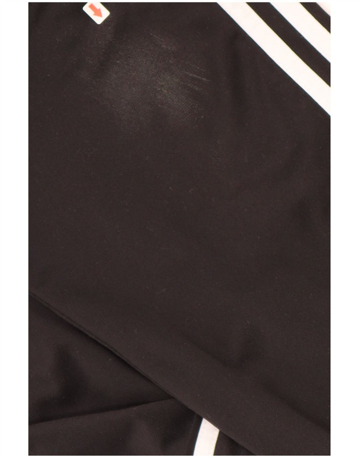 ADIDAS Boys Tracksuit Trousers Joggers 13-14 Years  Black Polyester