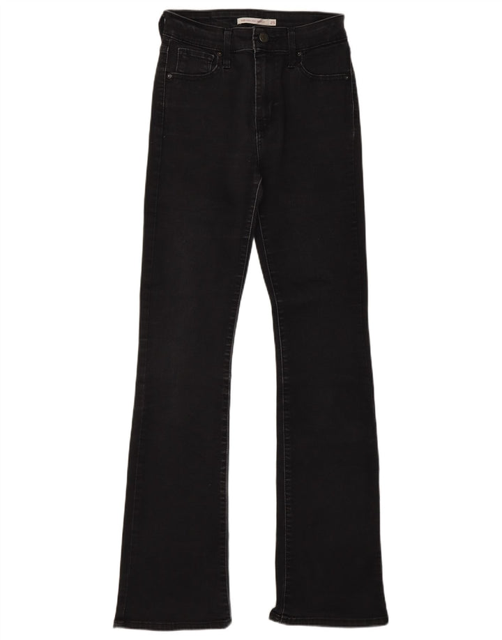 Womens High Rise Bootcut Jeans W25 L30