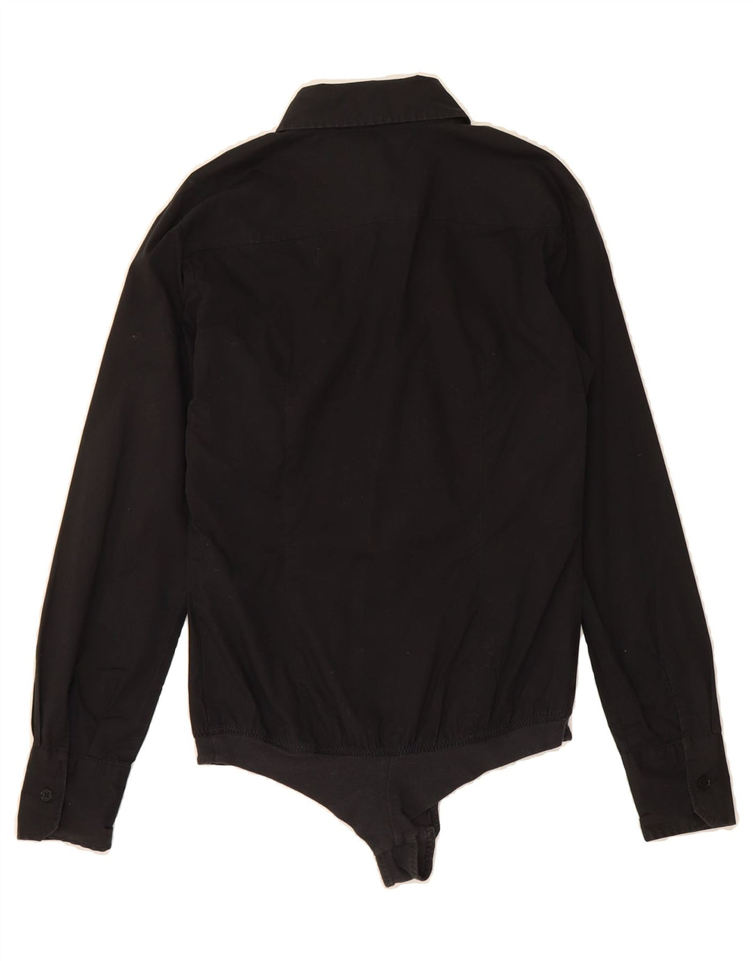 BENETTON Womens Shirt Bodysuit UK 14 Large Black Vintage Benetton and Second-Hand Benetton from Messina Hembry 