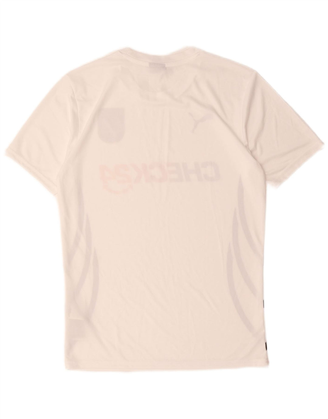 Puma Mens Deutshland Graphic T-Shirt Top Small White Polyester