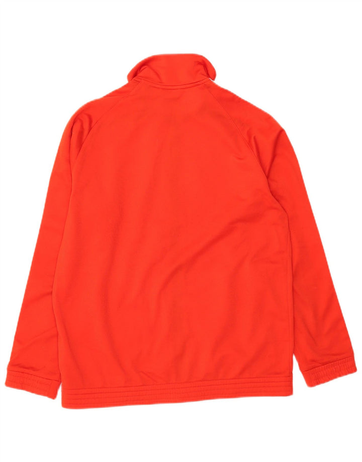 Adidas Girls Tracksuit Top Jacket 13-14 Years Red Polyester