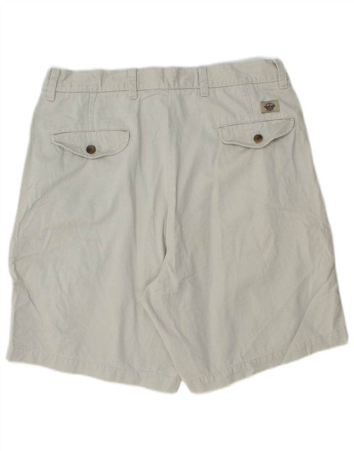DOCKERS Mens Khakis Chino Shorts W34 Large  Blue Cotton