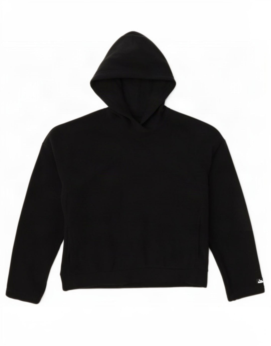 Nike Womens Hooded Oversized Fleece Jumper UK 10 Small Black Polyester