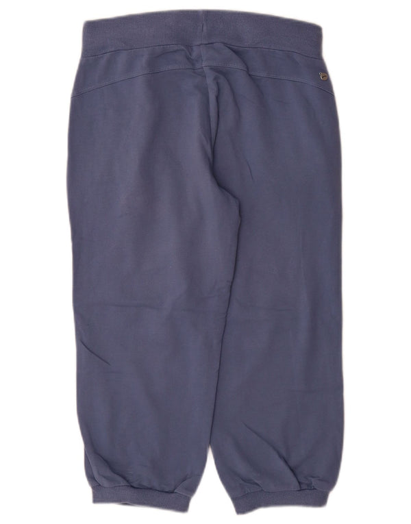 Puma Womens Capri Tracksuit Trousers Joggers UK 8 Small Navy Blue Cotton