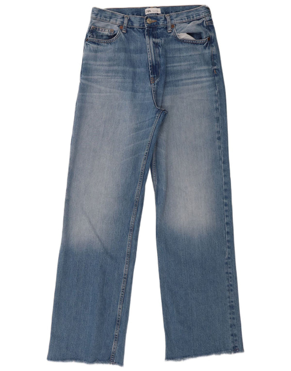 Zara Womens Straight Jeans EU 40 Medium W30 L33 Blue