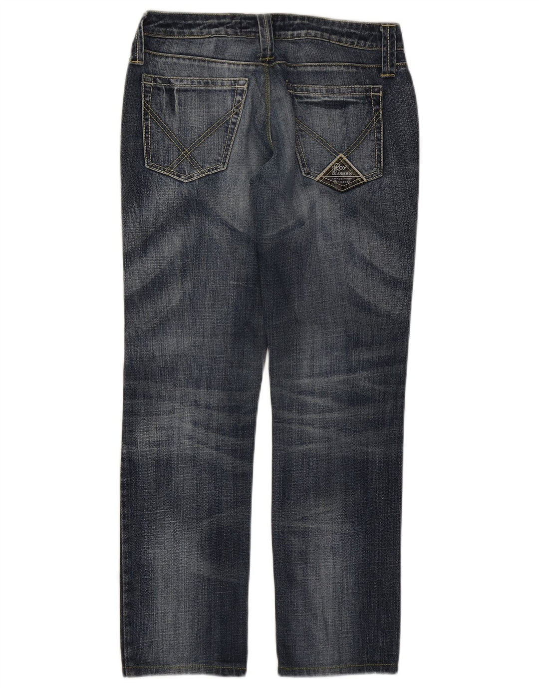 Roy Rogers Womens Seven Bell Straight Jeans IT 42 Medium W28 L29 Blue