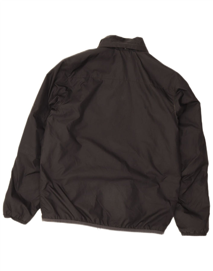Nike Boys Windbreaker Jacket 12-13 Years Large Black Polyester