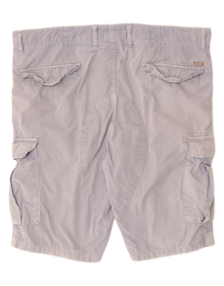 HUGO BOSS Mens Cargo Shorts W38 XL Blue