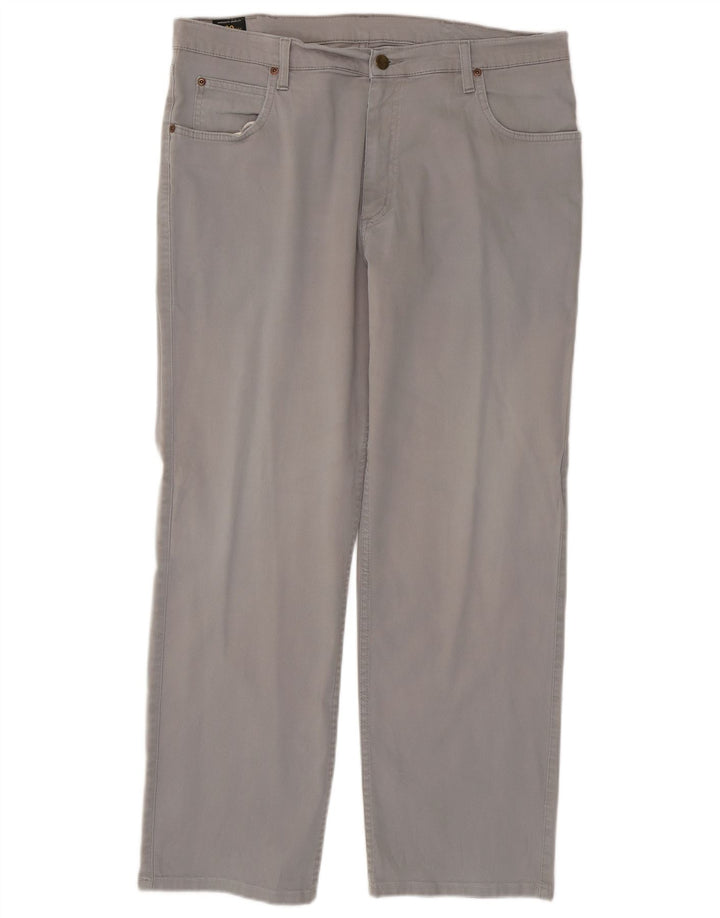 Lee Mens Brooklyn Straight Jeans W38 L30 Grey Cotton