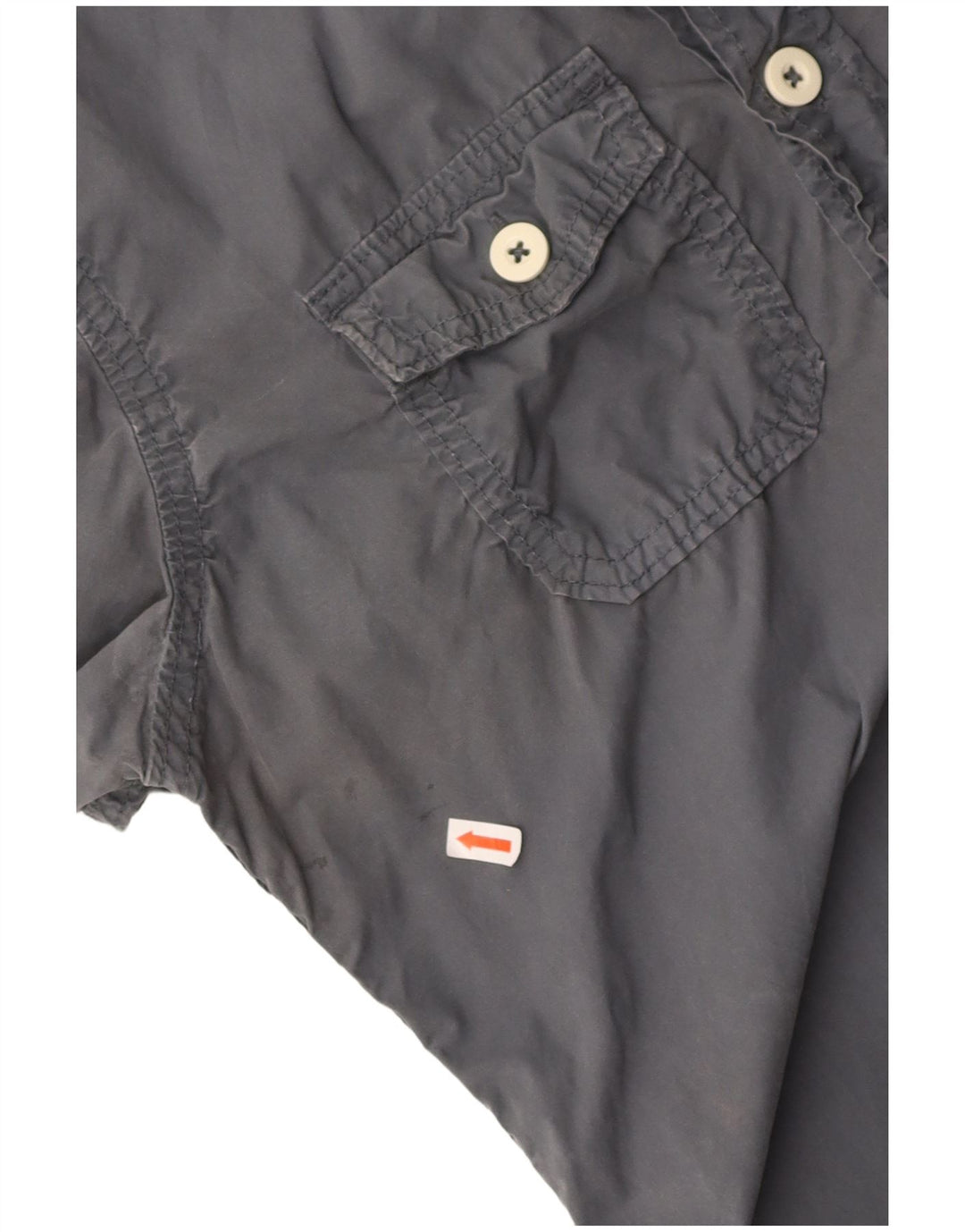 SUPERDRY Mens Shirt Small Grey Cotton