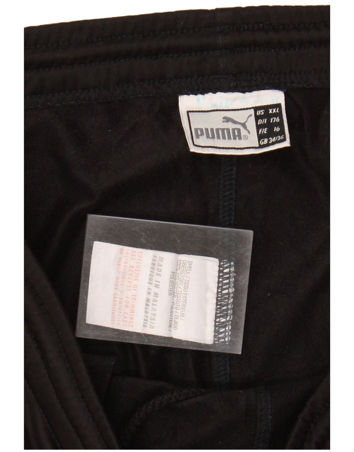 Puma Boys Tracksuit Trousers 15-16 Years  Black Polyester