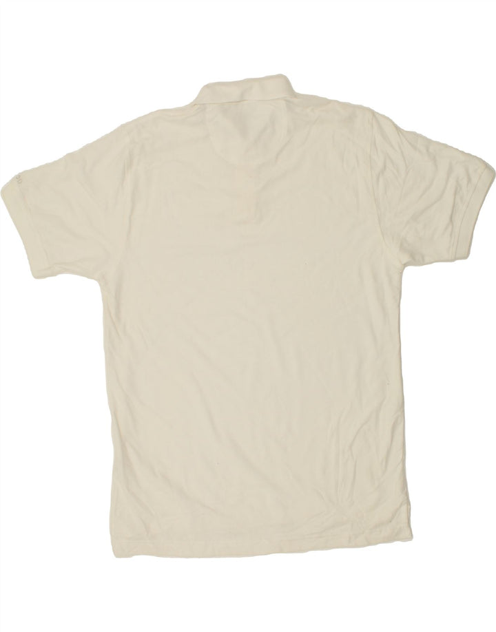 IZOD Mens Polo Shirt Large White Cotton Vintage Izod and Second-Hand Izod from Messina Hembry 