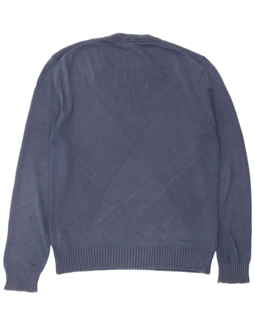HACKETT Mens Crew Neck Jumper Sweater Medium Navy Blue Cotton