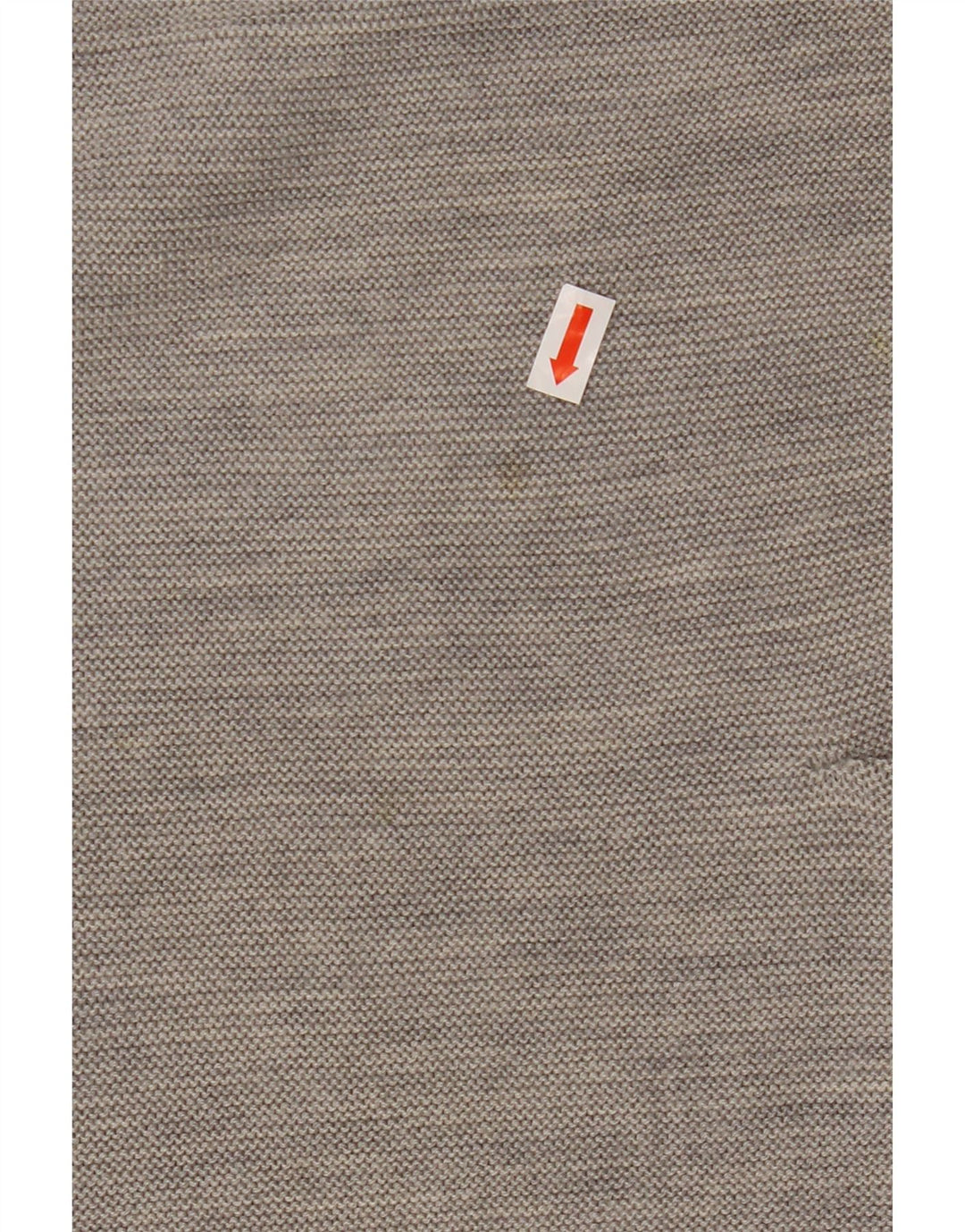 COS Womens 3/4 Sleeve Crop Boat Neck Jumper Sweater UK 10 Small Grey Wool