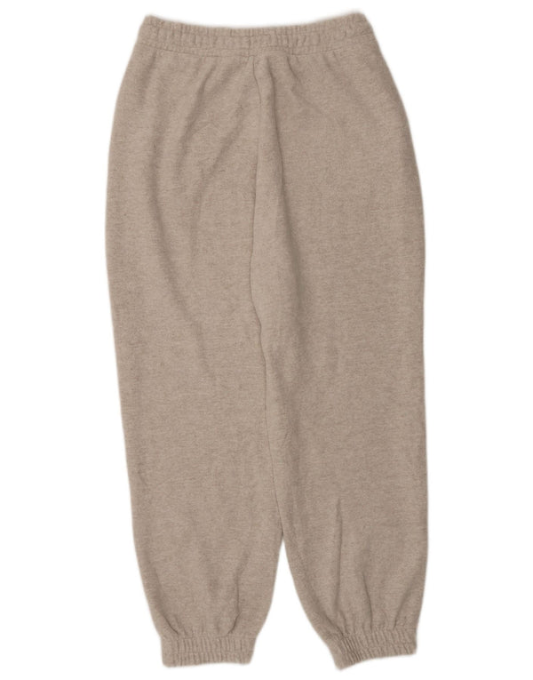 Zara Womens Loose Fit Tracksuit Trousers Joggers UK 8 Small Beige Polyester