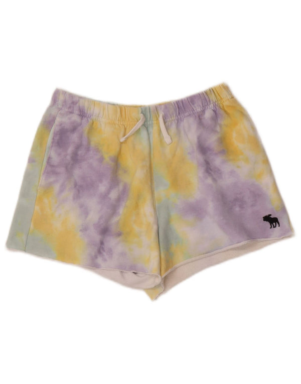 Abercrombie & Fitch Girls Sport Shorts 15-16 Years Multicoloured Tie Dye