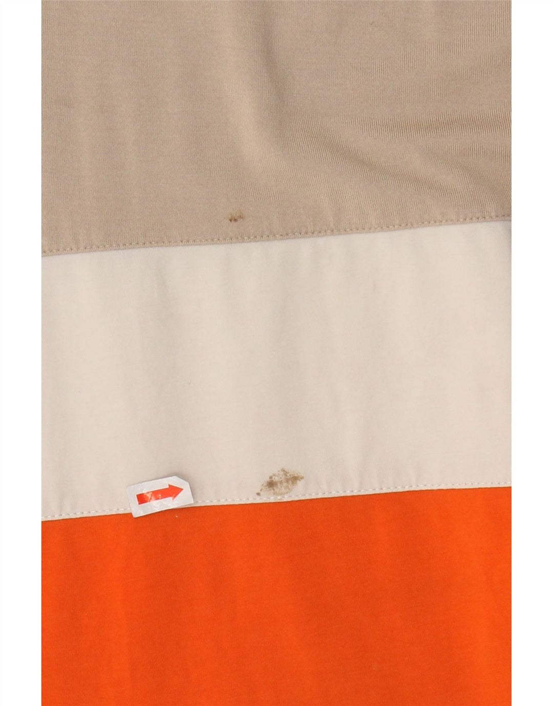 U.S. Polo Assn. Womens Basic Dress UK 12 Medium Beige Colourblock