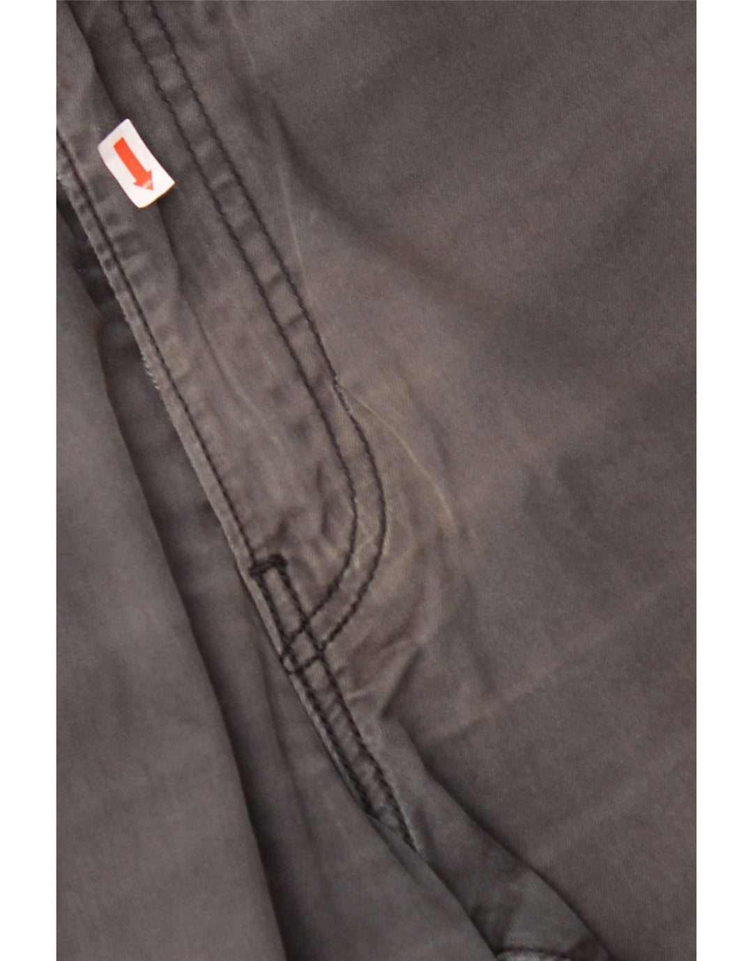 LEVI'S Mens Straight Casual Trousers W34 L32 Grey Cotton