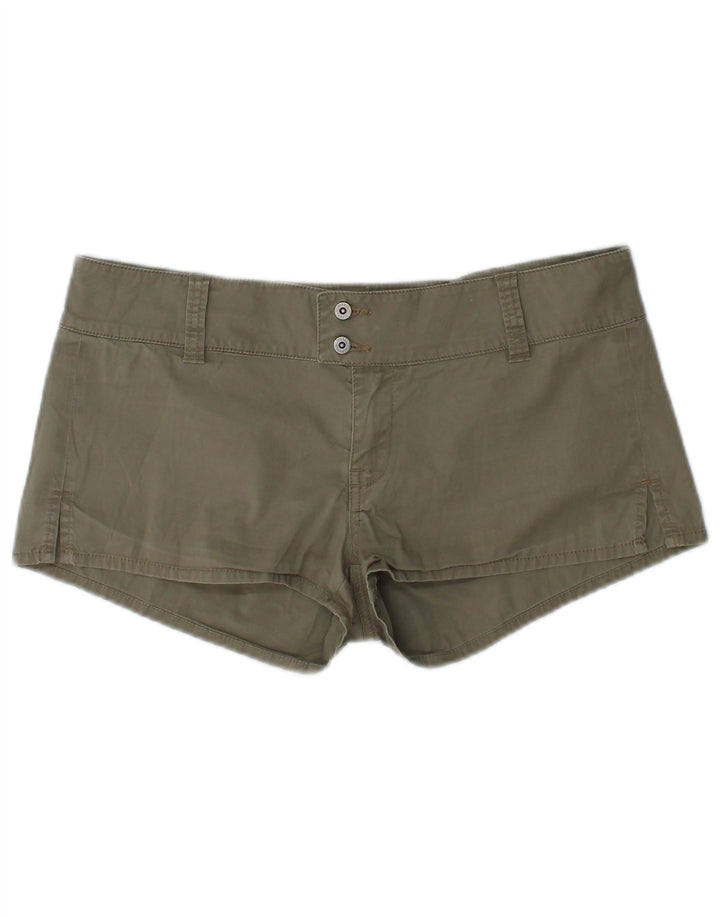 DIESEL Womens Hot Pants W29 Medium Khaki Cotton