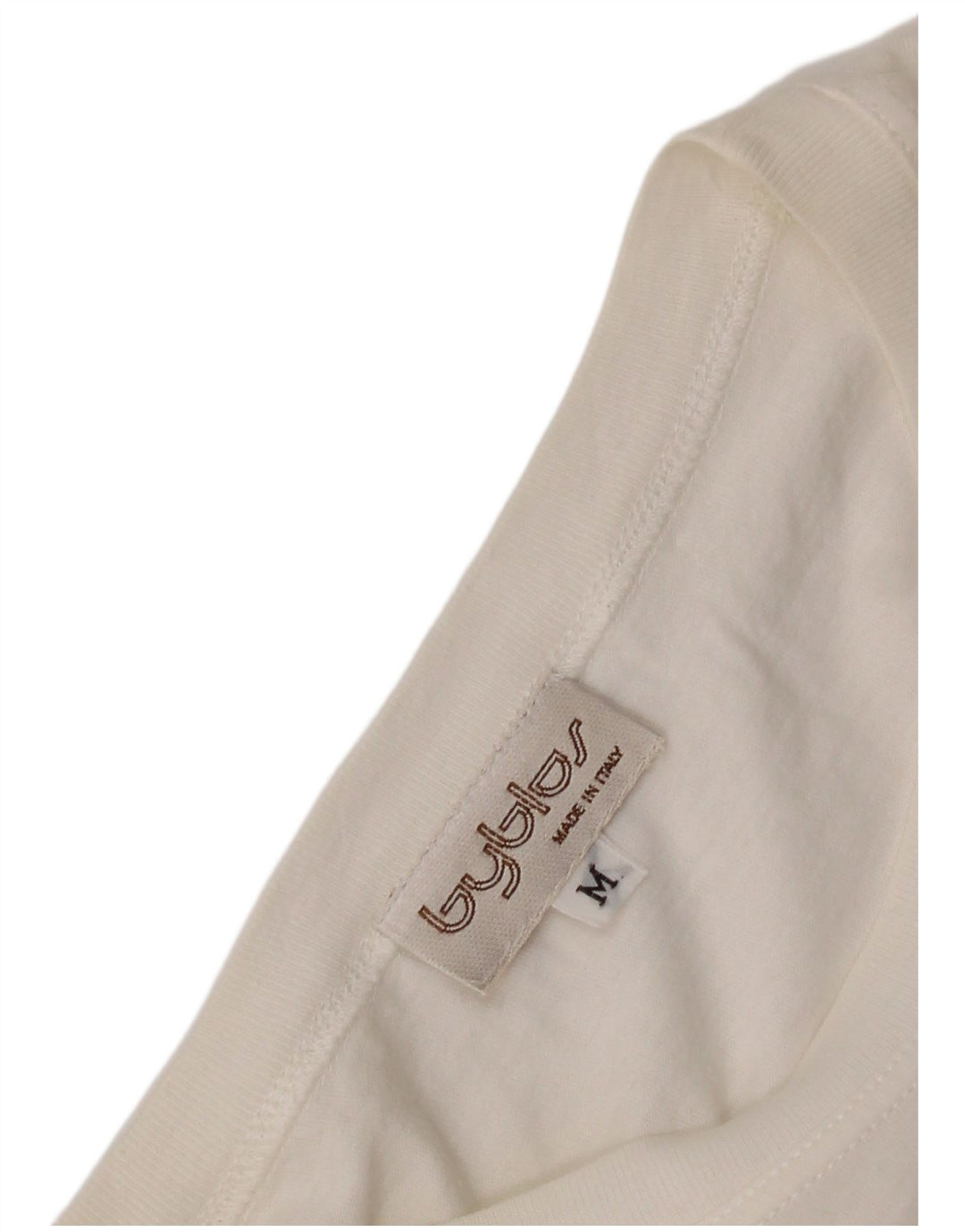 Byblos Womens Graphic T-Shirt Top UK 14 Medium White