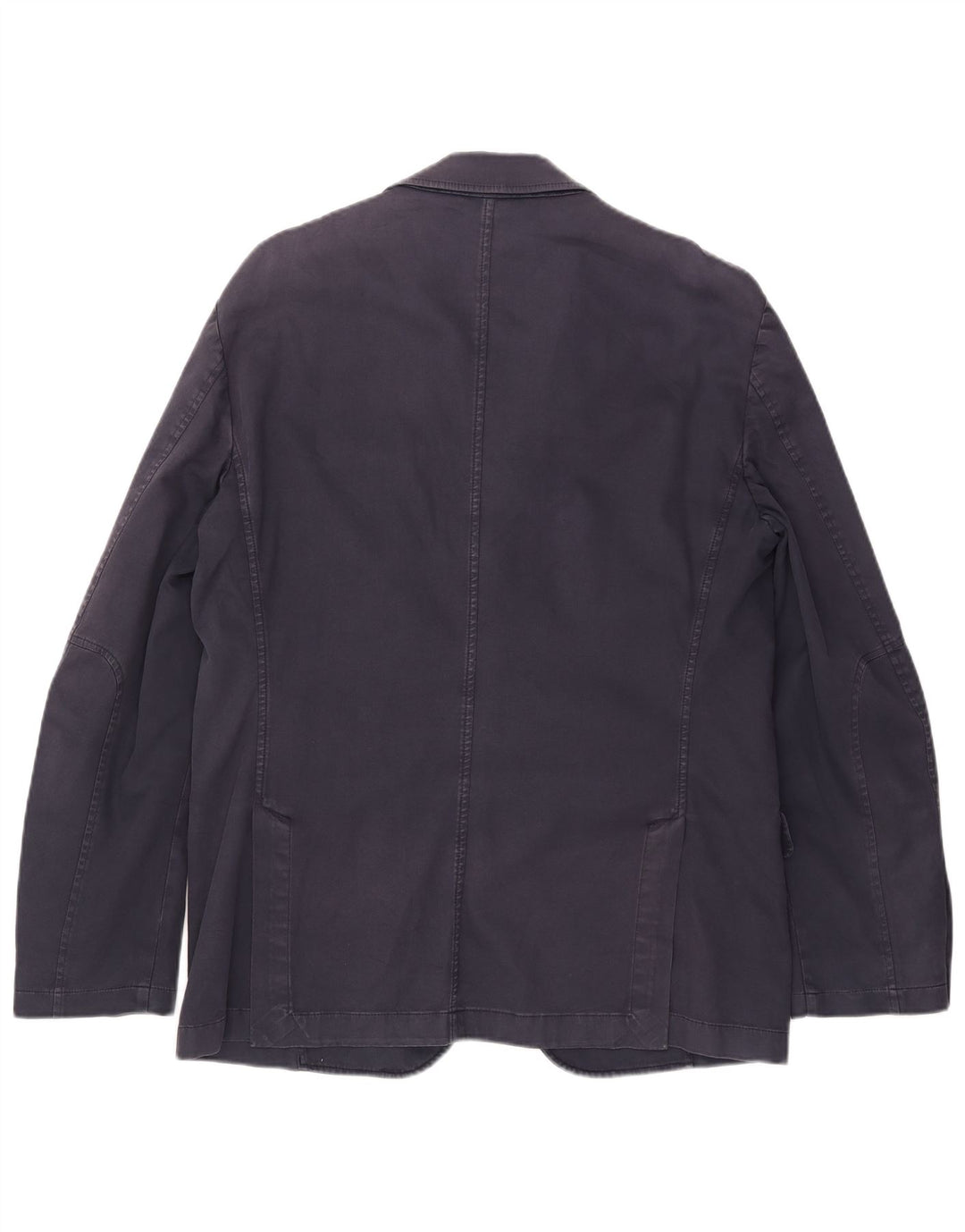 Fay Mens 3 Button Blazer Jacket IT 52 XL Navy Blue