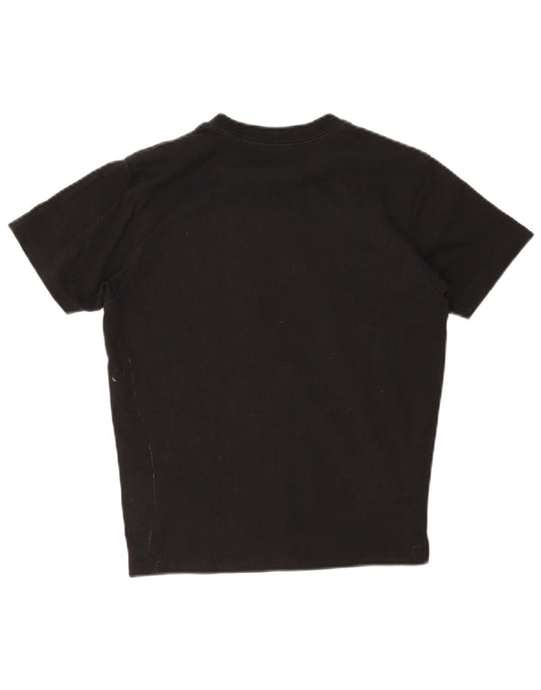 Dickies Womens Graphic T-Shirt Top UK 12 Medium Black Cotton
