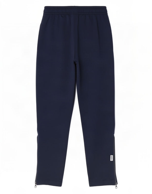Adidas Boys Climalite Tracksuit Trousers 7-8 Years Navy Blue Polyester