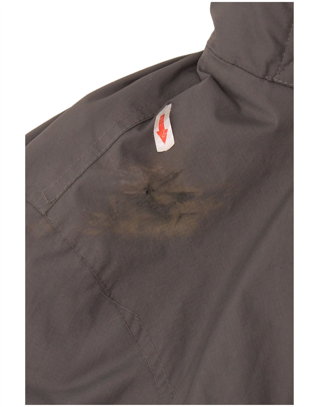 SUPERDRY Mens Hooded Windbreaker Jacket UK 38 Medium Grey Nylon