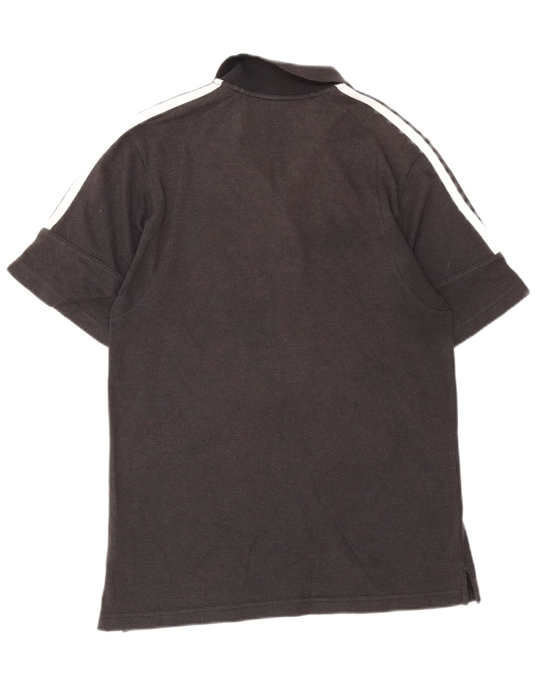 Adidas Mens Polo Shirt Large Grey Cotton