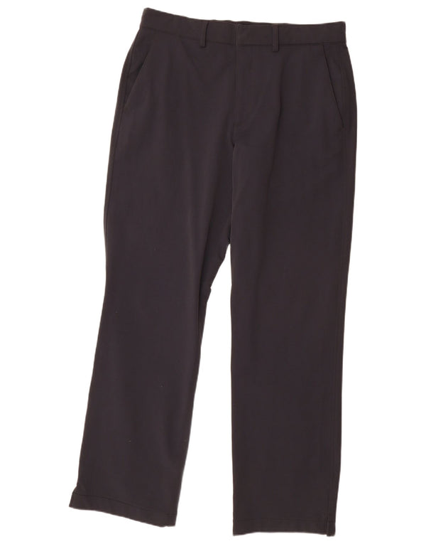Under Armour Mens Cold Gear Straight Chino Trousers W34 L32 Black Nylon
