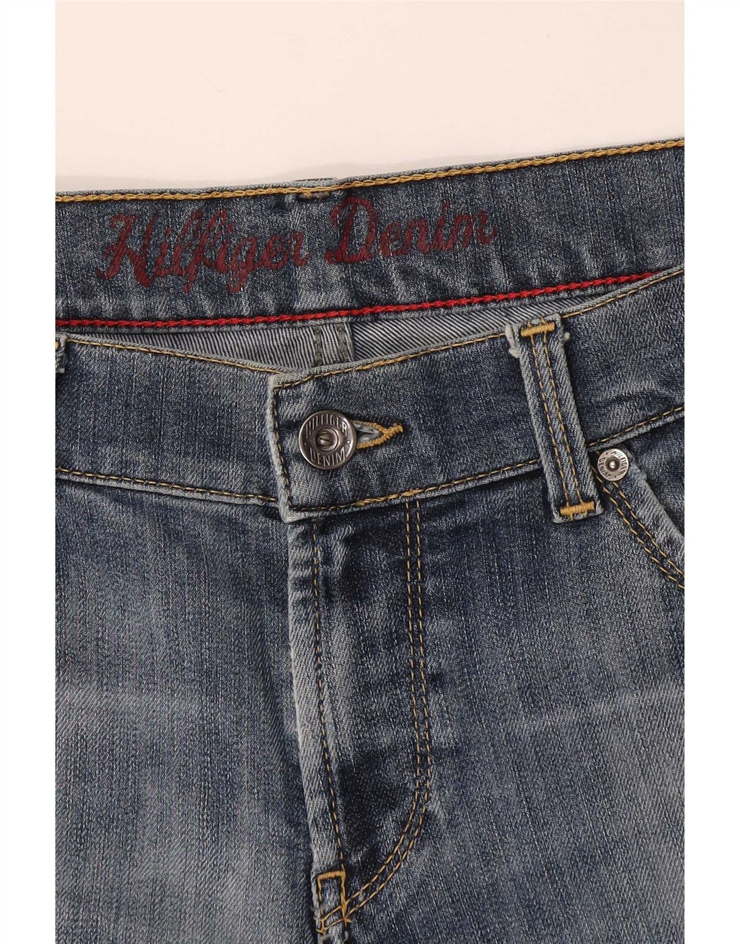 Tommy Hilfiger Womens Denim Shorts W34 Large Blue