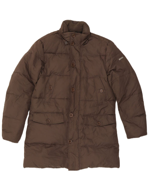 Americanino Mens Padded Coat UK 38 Medium Brown Polyester