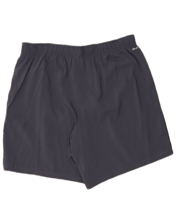 New Balance Mens Sport Shorts Large Navy Blue