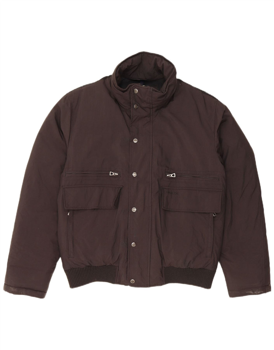 GEOX Mens Padded Jacket UK 40 Large Black Polyamide